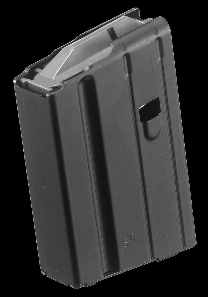 Ruger SR-556 6.8 Remington SPC Magazine 5-Round Stainless Steel Black Finish
