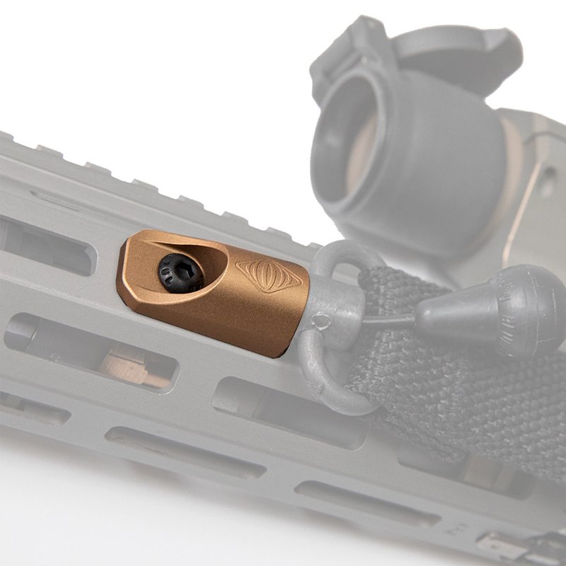 Reptilia SOCKET M-LOK QD Sling Mount clear anodize QD attachment point