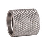 Yankee Hill Machine Barrel Thread Protector Cap 1/2-28 Pencil Barrel Stainless Steel