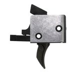 CMC Triggers AR-15/AR-10 Drop-In Single-Stage Combat Curved Trigger 2.5 Lb Pull - Black Finish
