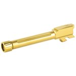 True Precision Glock 48 9mm Threaded Barrel Gold Titanium Nitride