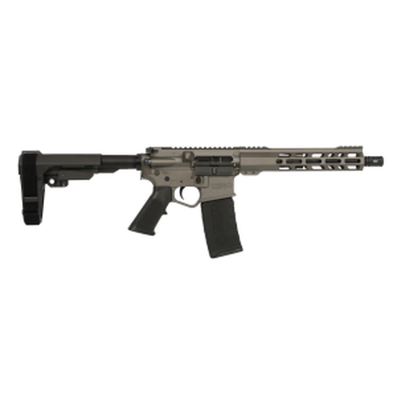 Wise Arms WA-15B 10.5-300-SBA3-TUNG Semi-Auto Pistol, 300 AAC Blackout, 10.5\" Barrel, 30+1, SBA3 Brace, Tungsten Cerakote.