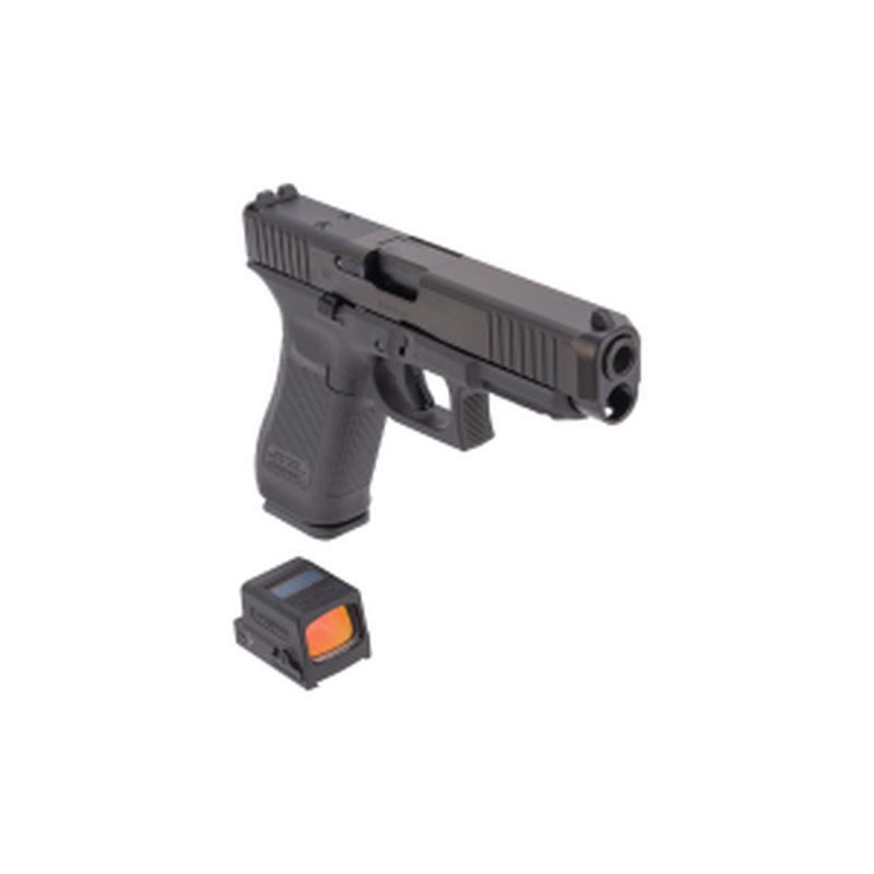 GLOCK Blue Label G47 MOS 9mm Pistol With Fixed Sights and Holosun HE-509-RD ACSS Red Dot Sight Bundle