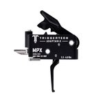 Triggertech Adaptable (3.5-6 lb) Flat Lever Trigger for Sig MPX, Clean Black PVD - ARPTBB36NNF