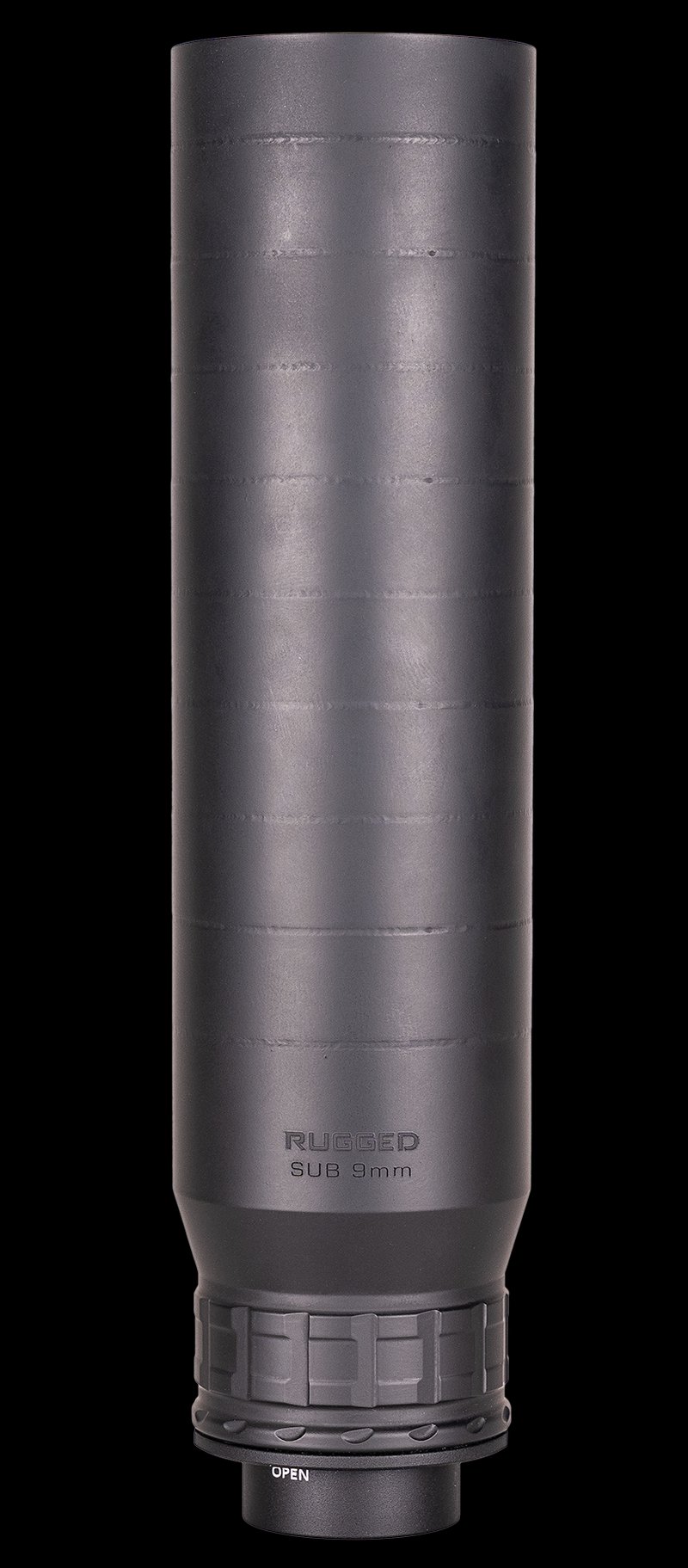 Rugged Sub9 Silencer 9mm Stainless Steel 1.375x24 Thread