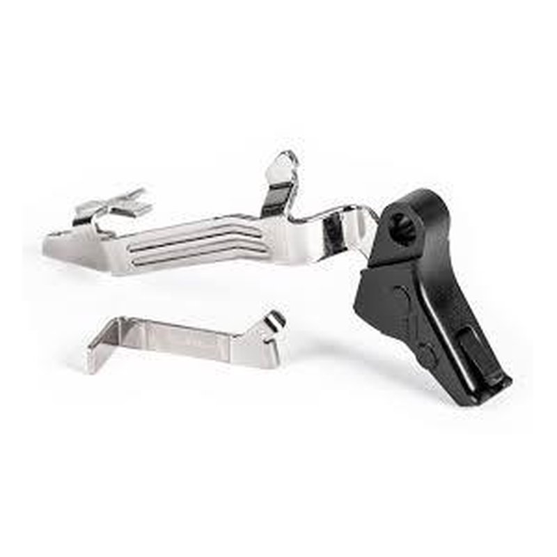 ZEV PRO FLAT FACE GLOCK TRIGGER UPGRADE BAR KIT, GEN5, BLK/BLK