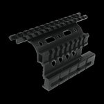 XTS AK Double Rail Side Mount Black