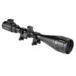 Konus Fighter 4-16x50mm 1in riflescope dual illuminated ballistic reticle w/ rings