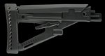Archangel AA123 OPFOR AK Buttstock Black Synthetic 4-Position Adjustable