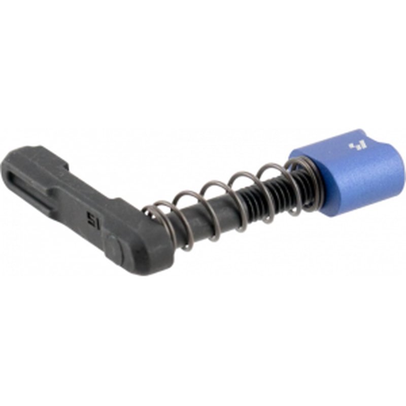 Strike Industries AR-15 Magazine Catch Blue Billet 6061-T6 Button