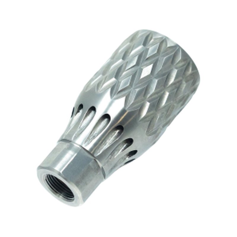Faxon Rowdy Pineapple Muzzle Brake 5.56 1/2-28 Thread Stainless