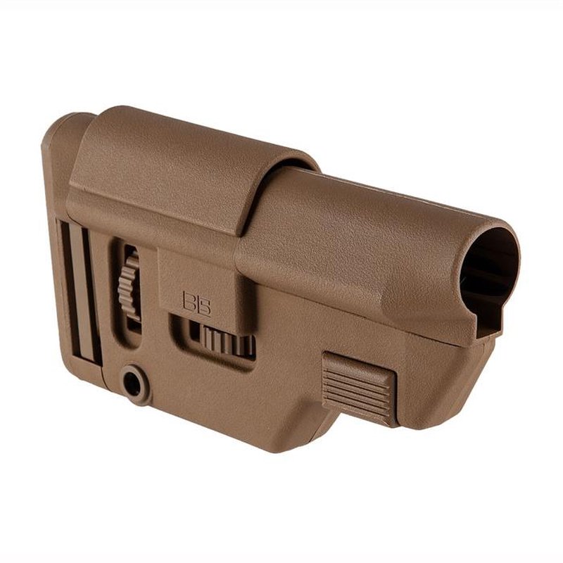 B5 Systems CPS-1402 Coyote Brown Polymer Collapsible Precision Stock (Short) AR .308