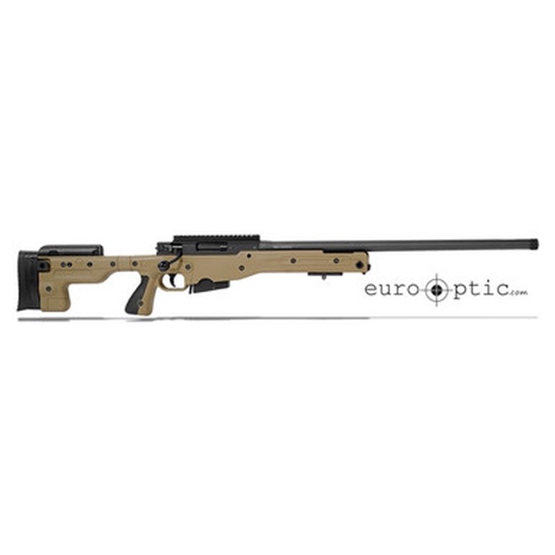 Accuracy International AT Dark Earth Rifle 6.5 Creedmoor 24 Fixed Barrel Threaded 5/8-24