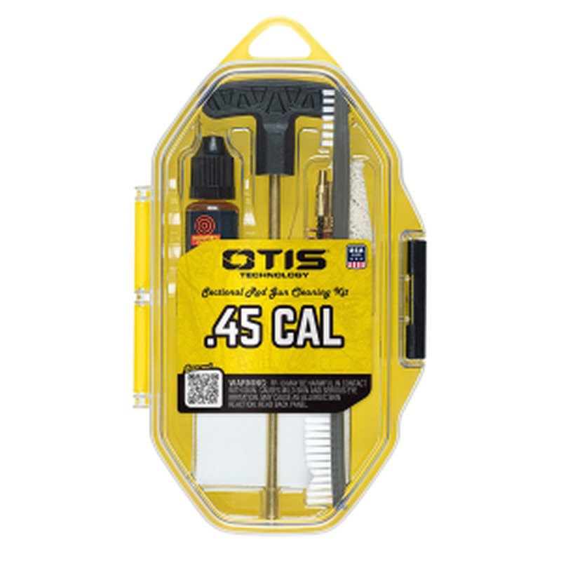 OTIS .45CAL PISTOL ROD CLEANING KIT - Soft Pack (Yellow)