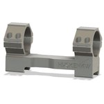 Huskemaw Crossfield Scope Mount/Ring Combo 60 MOA Silver