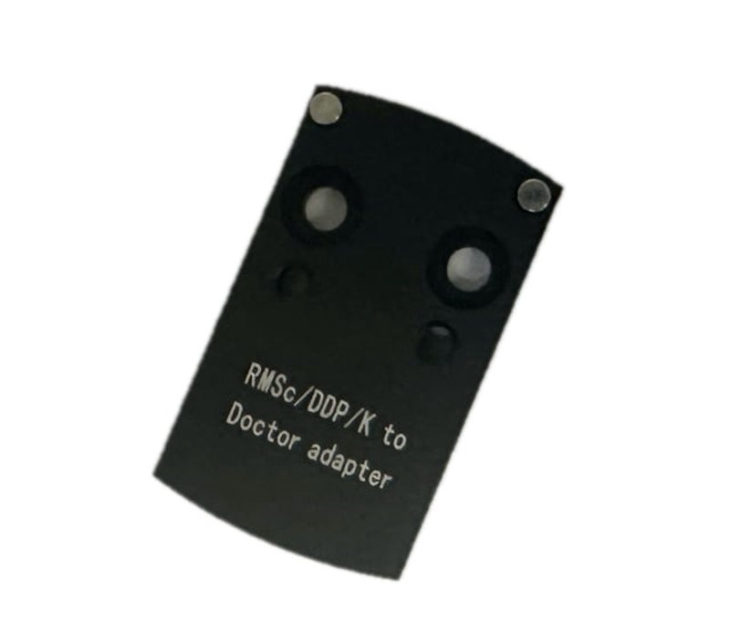 ADE Advanced Optics RMSc to Doctor Converter Adapter Plate HM16 Optic Cut RMSc Cut Color Black