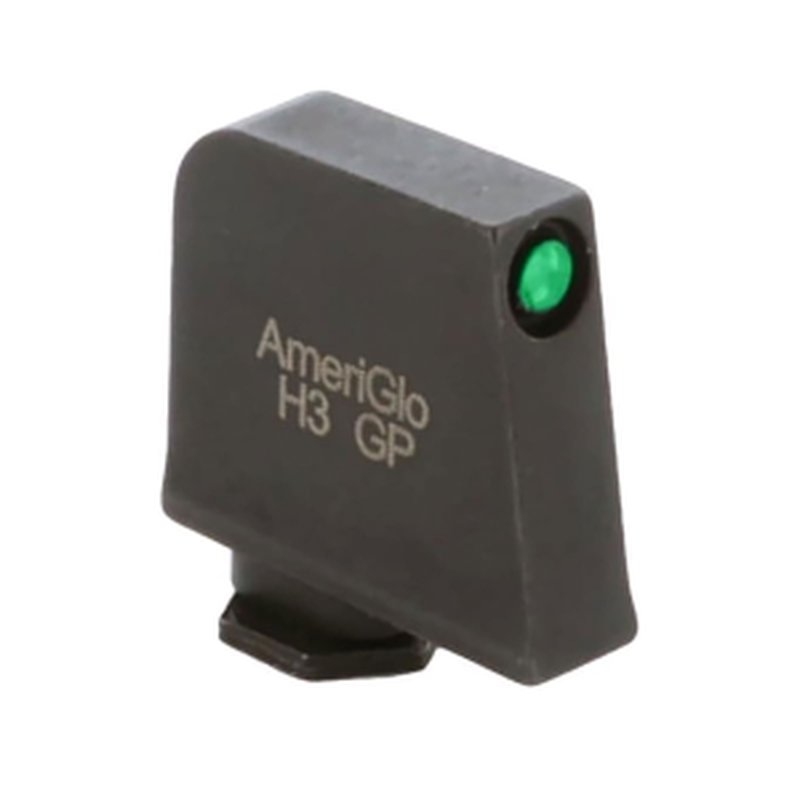 AmeriGlo GL-412-407 Green Tritium Front Sight Black Outline Glock