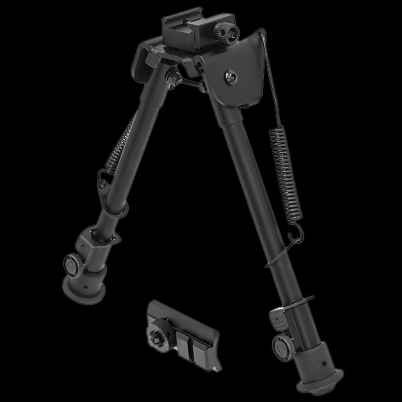 UTG Tactical OP Bipod 8.3-12.7 in Adjustable Height Aluminum/Steel Black TLBP88