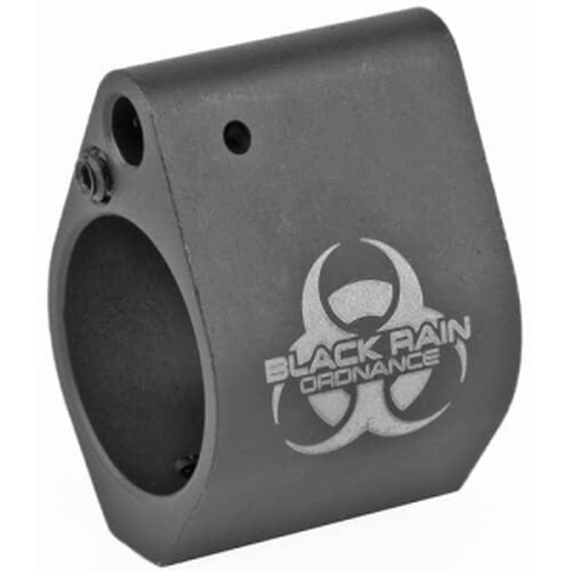 Black Rain Ordnance BROLP750A Low Profile Adjustable Gas Block .750" AR-15 Steel Black