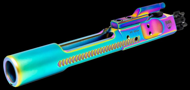 Faxon Firearms M16 5.56 Bolt Carrier Group Nitride PVD Chameleon