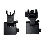 JE Machine Tech Offset Fixed Front and Rear Sight Black