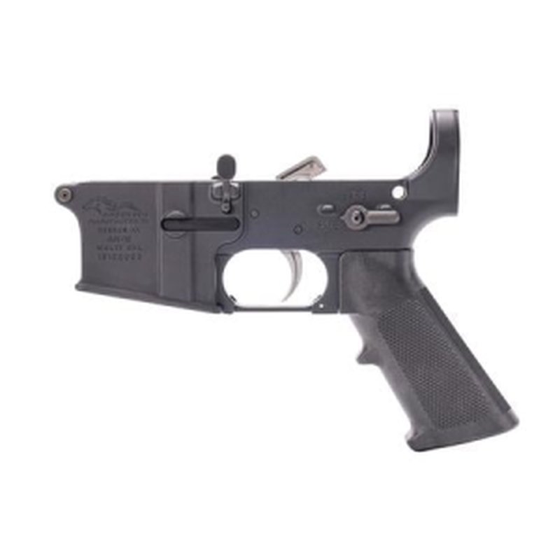 Anderson Manufacturing AM-15 Multi Cal Lower Receiver with LPK Installed and AMBI Safety Selector