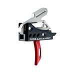 Rise Armament RA-535 Advanced Performance Single Stage AR Rifle Trigger 3.5 lb Curved Red