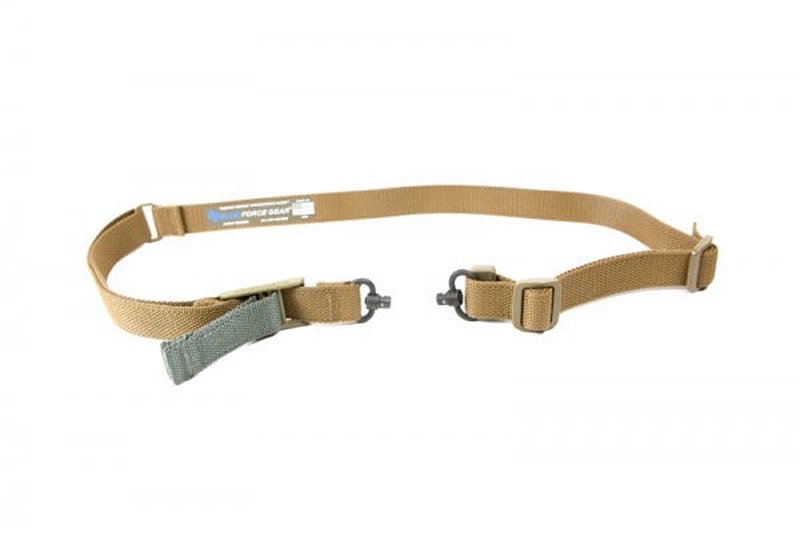 Blue Force Gear Vickers 221 Sling with RED Swivel Coyote Brown