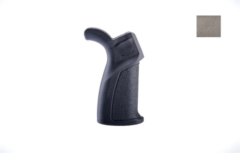 DLG Tactical AR15 Rubberized Grip w/ Beavertail - Green