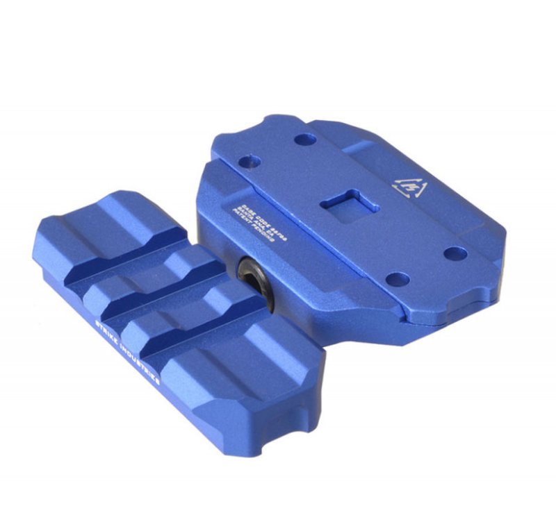 Strike Industries REX Riser Low Profile AR Rail Riser, Blue