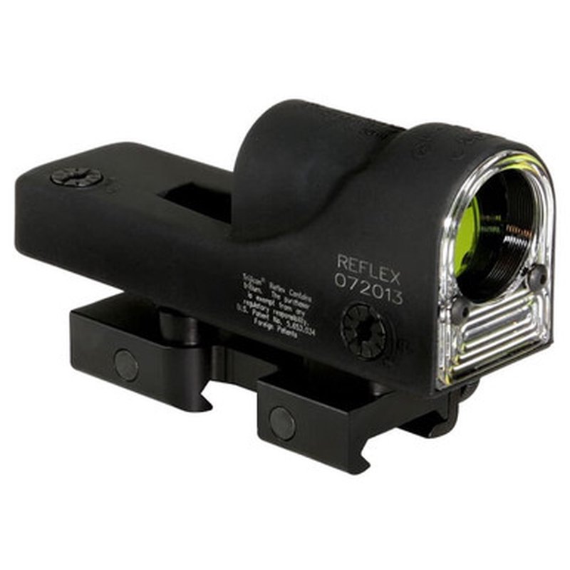 Trijicon 1x24 Reflex Amber Triangle Reticle RX06-14 Flattop Mount