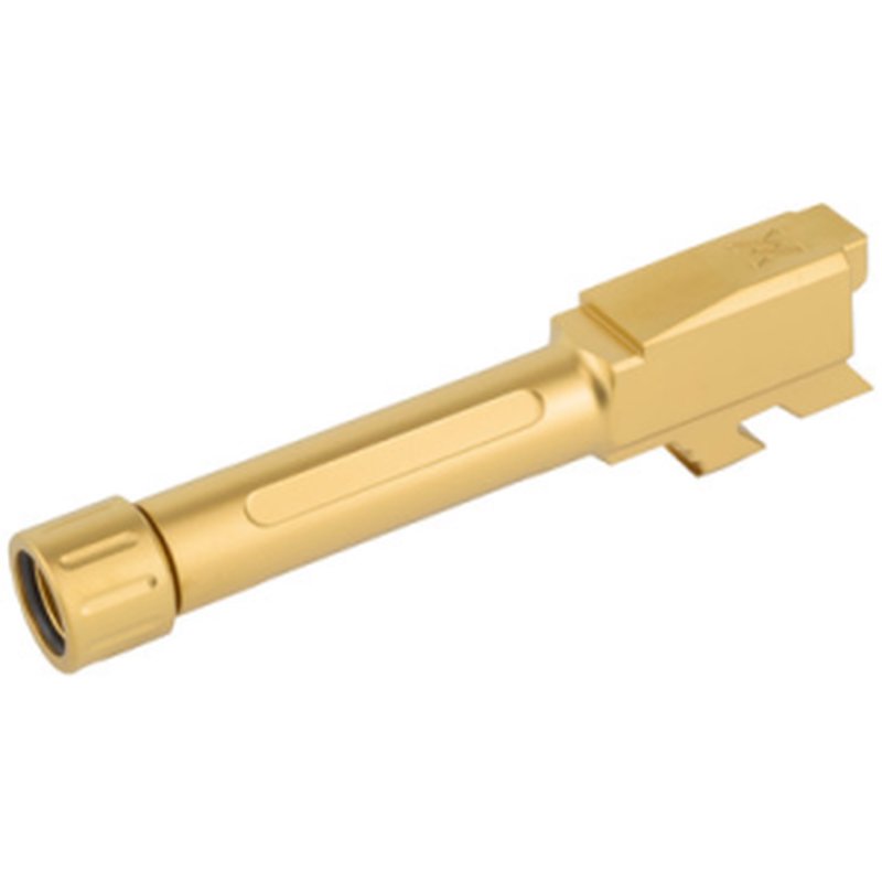 True Precision 9mm Threaded Barrel Gold TiN Glock 43/43X