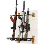 Savior Equipment SVR-WRS-ACC-RF6-TN 6-Slot Rifle Rack Slate Wall Rack Tan