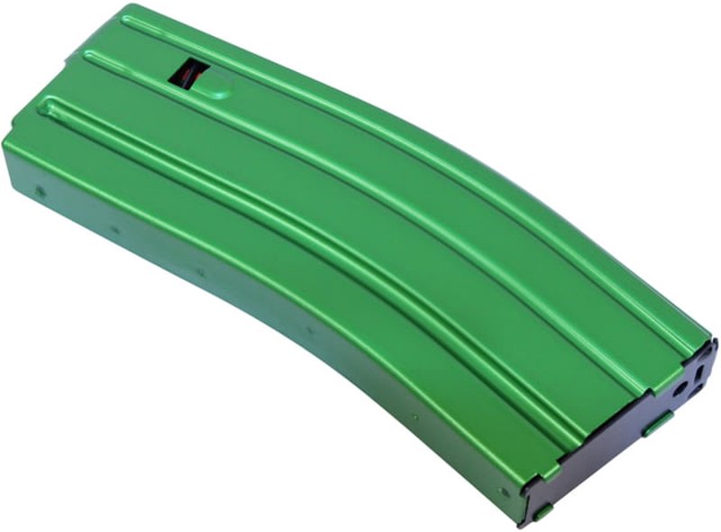 Guntec USA AR-15 Magazine 5.56mm 30 Round Anti-Tilt Follower Anodized Irish Green