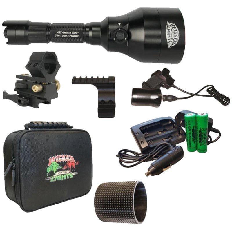Wicked Hunting Lights A67iC LED 3-Color-in-1 Night Hunting Light Kit for AR-15