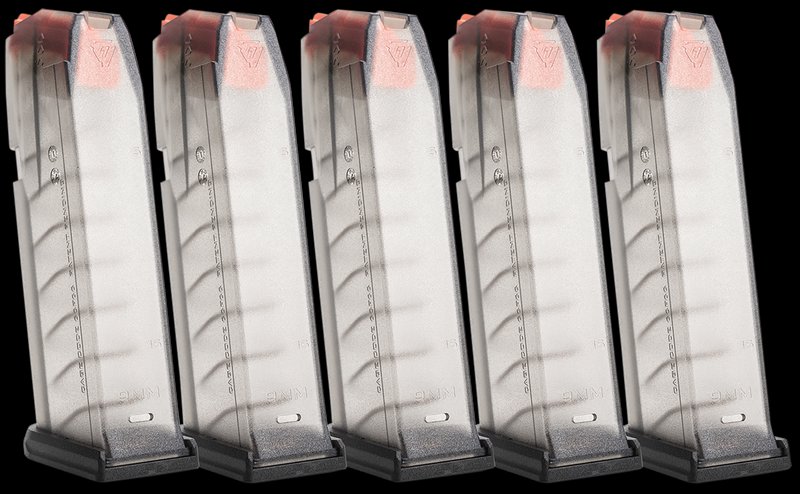 Strike Industries GMAG19 15rd Smoke Glock 19/26 Gen3-5 Magazine