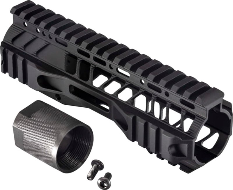 TRYBE Defense AR-15 M-LOK Lightweight Quad Handguard w/ Full Rail