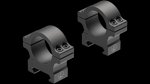 Leupold Open Range Cross-Slot 1" Low Matte Scope Rings
