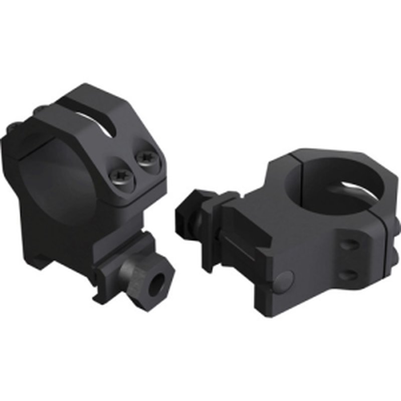 Weaver 1" 4-Hole Tactical High Matte