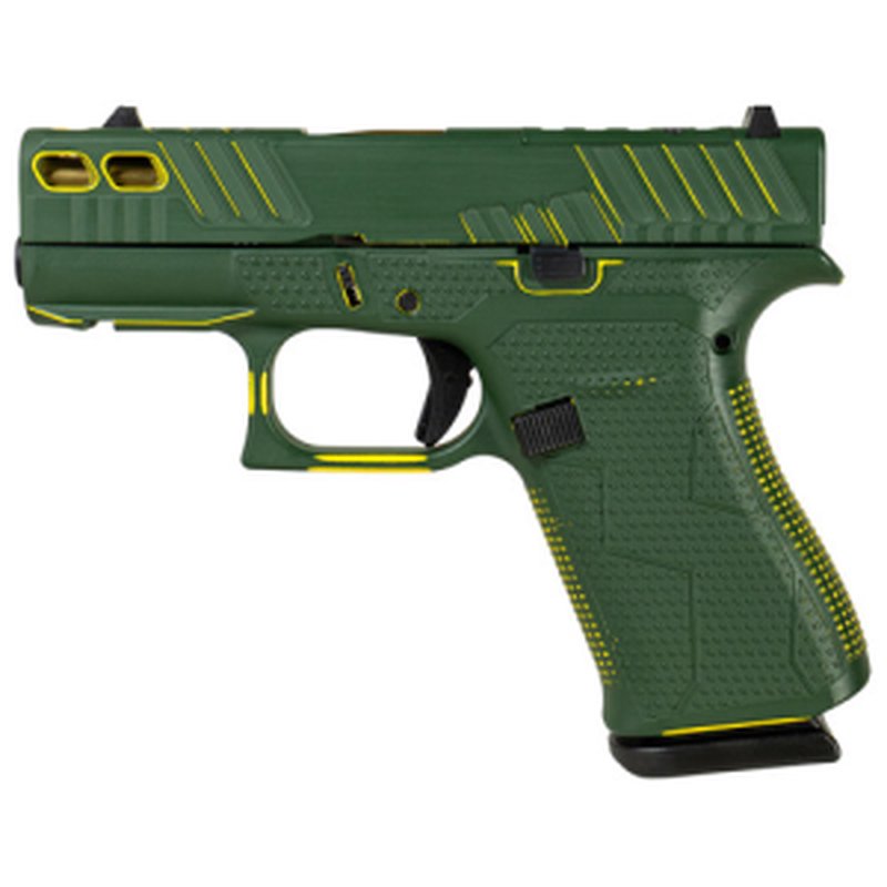 Glock G43X MOS 9mm Pistol 3.41in Barrel Orca Green