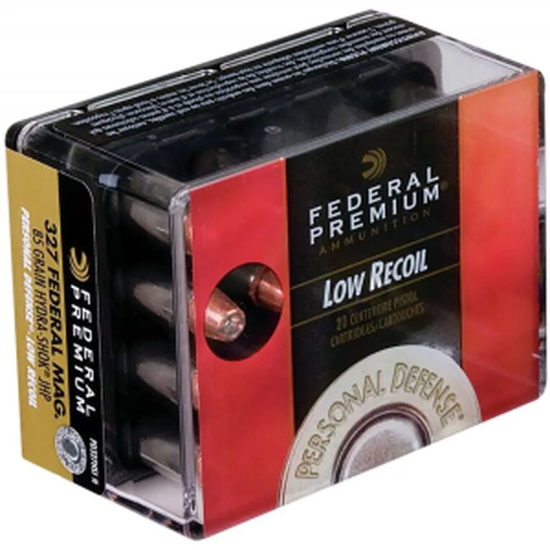 Federal Premium 327 Federal Magnum Hydra-Shok JHP 85gr 20-Round Box Ammunition