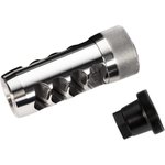 Area 419 Hellfire Match Self Timing Muzzle Brake 6.5mm with 5/8"-24 Universal Thread Adapter Stainless Steel