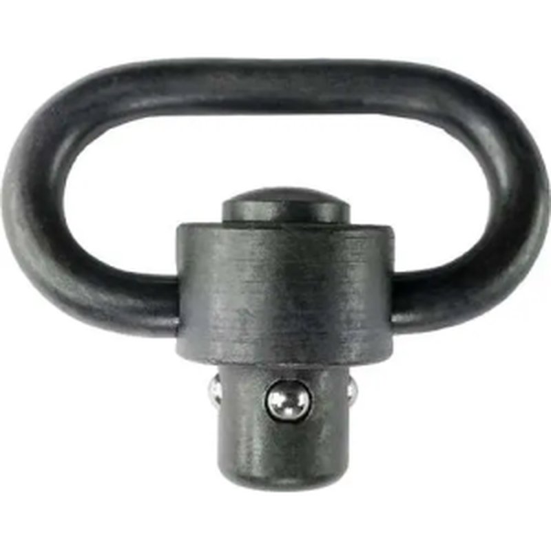 GrovTec Heavy Duty Push Button Swivel 1-1/4" Black Sling Swivel