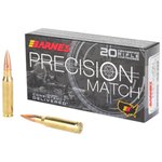 Barnes Precision Match 308 Winchester 175gr OTM Rifle Ammo (20 Rounds)