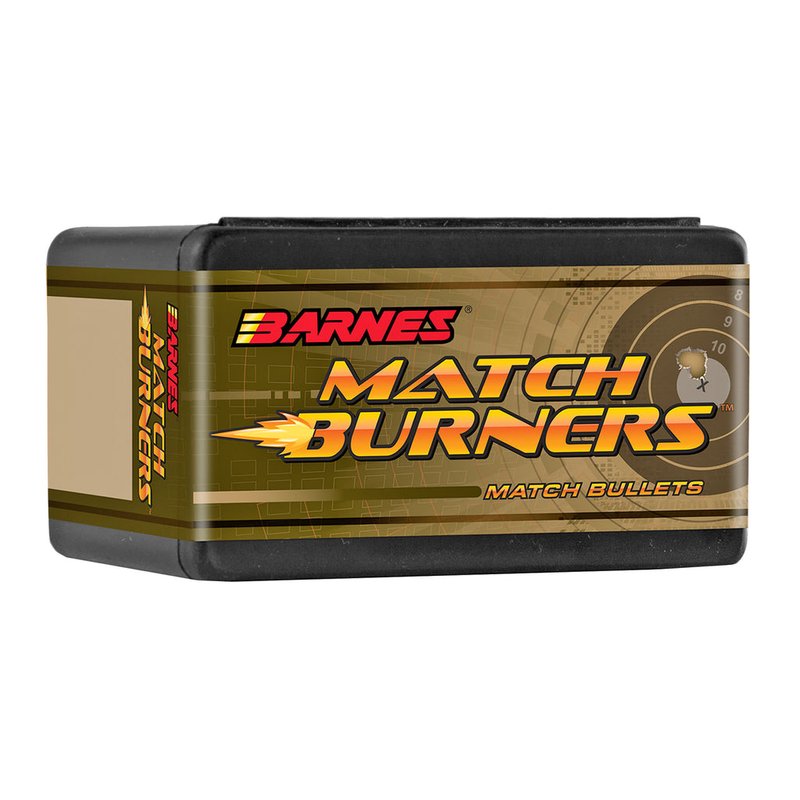 Barnes Match Burners .264 Diameter 145gr Boat Tail Match Bullets
