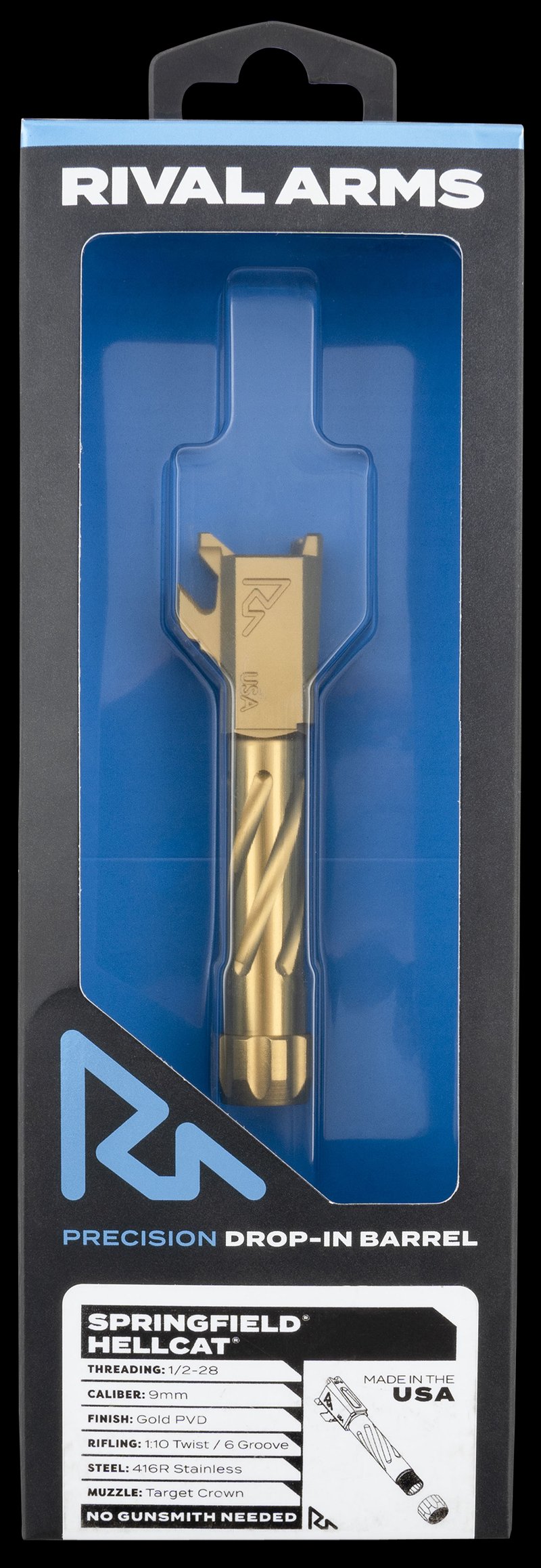 Rival Arms Precision Threaded Match Barrel Springfield 1:10 Twist 416R Stainless