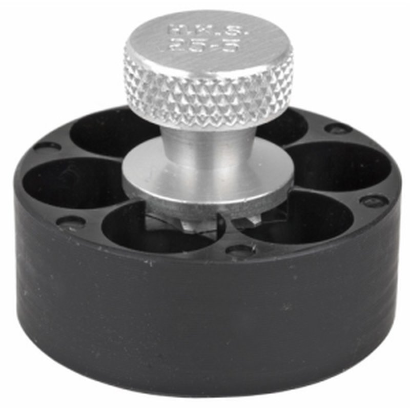 HKS M Series Metal Blk 6rd 45 Colt Speed Loader for SW 25-5 Raging Bull