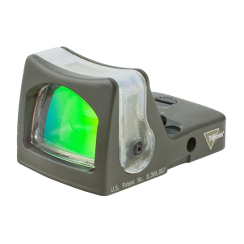 Trijicon RMR Dual-Illuminated Red Dot Sight, 9 MOA Green Dot, Cerakote Olive Drab