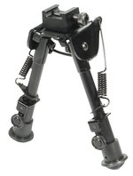 Leapers UTG Tactical OP Bipod, 6.1" to 7.9" H - TLBP78