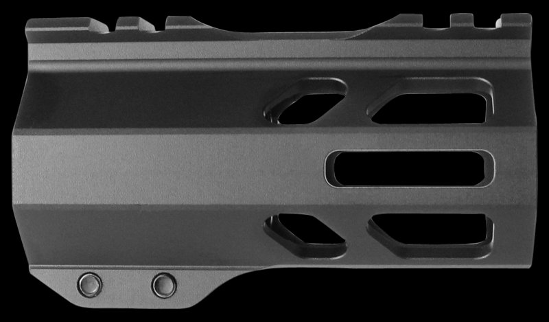 TacFire A.C.E. MLok Handguard 4 Black Hardcoat Anodized Aluminum AR-15